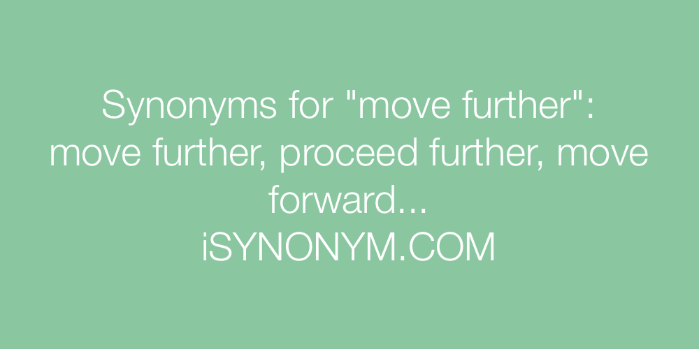 get moving synonym