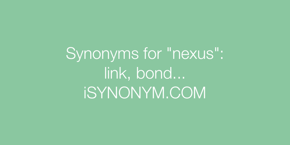 Synonyms nexus