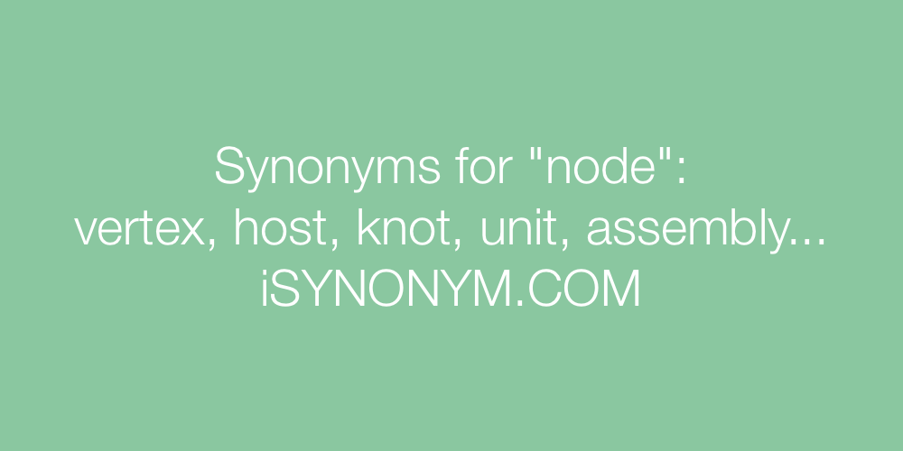 Synonyms node