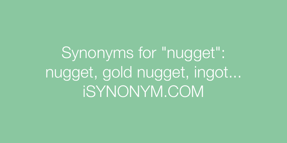 Synonyms nugget
