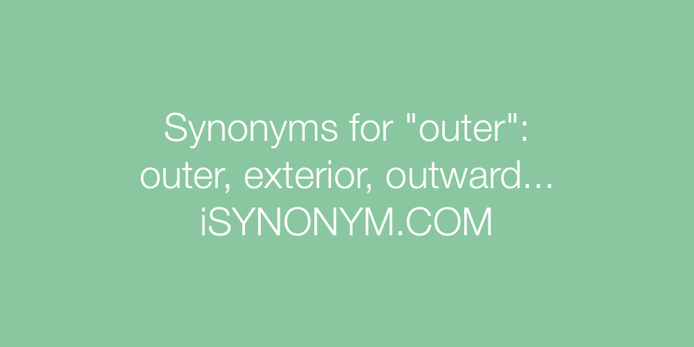 Synonyms outer