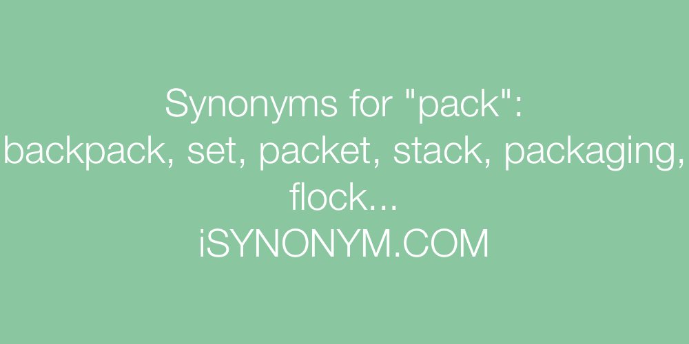 Synonyms pack