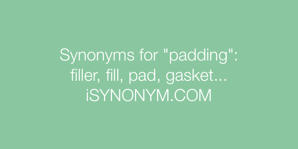 Synonyms padding