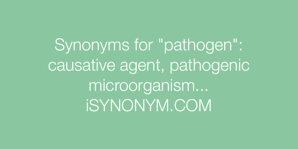 Synonyms pathogen