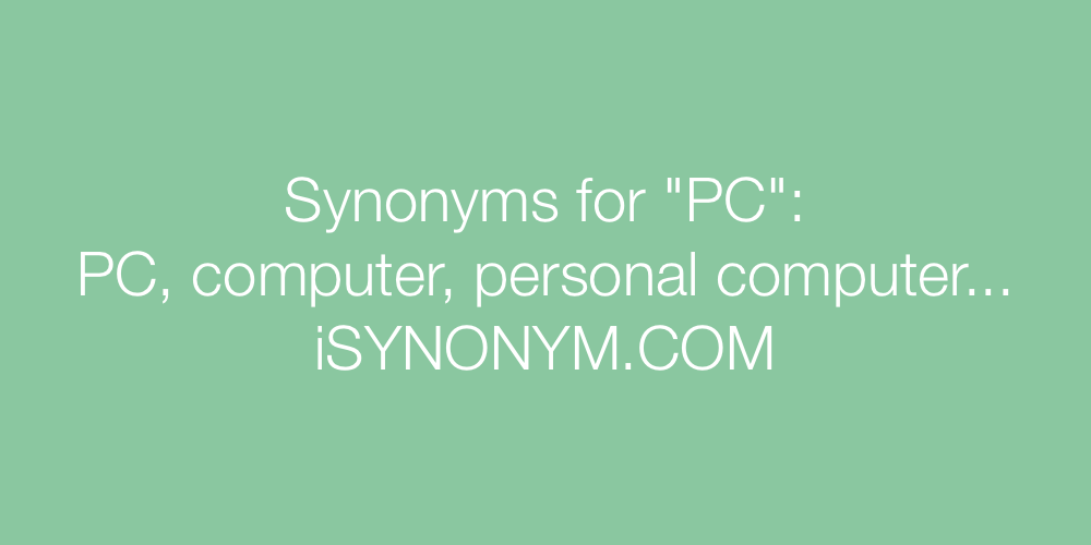 Synonyms PC