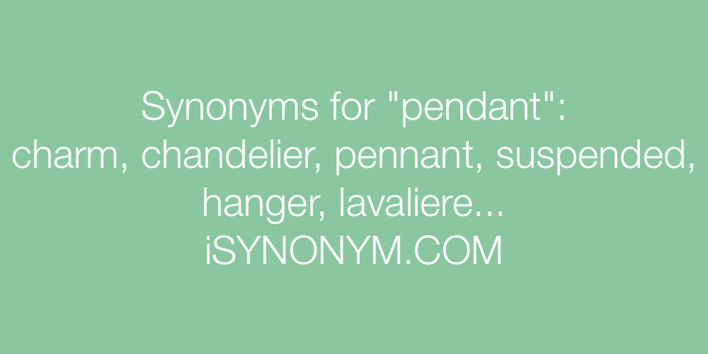 Synonyms pendant