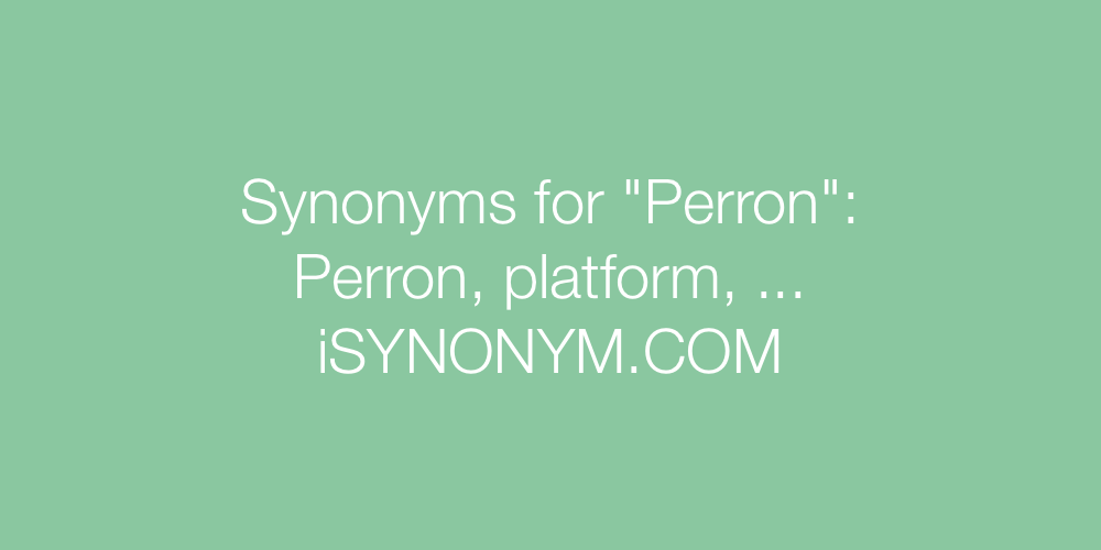Synonyms Perron