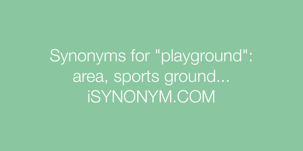 Synonyms playground