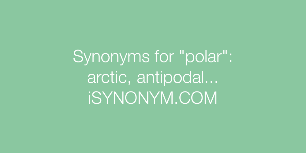 Synonyms polar