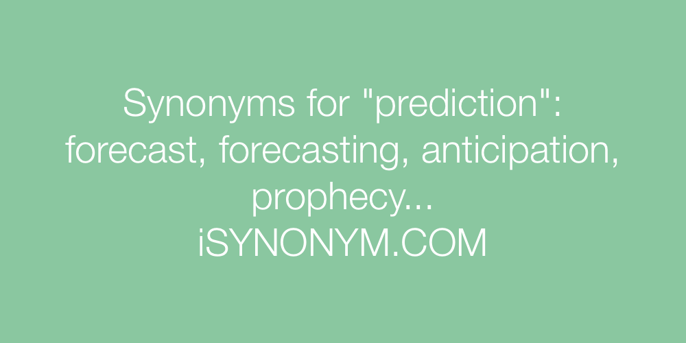 Synonyms prediction