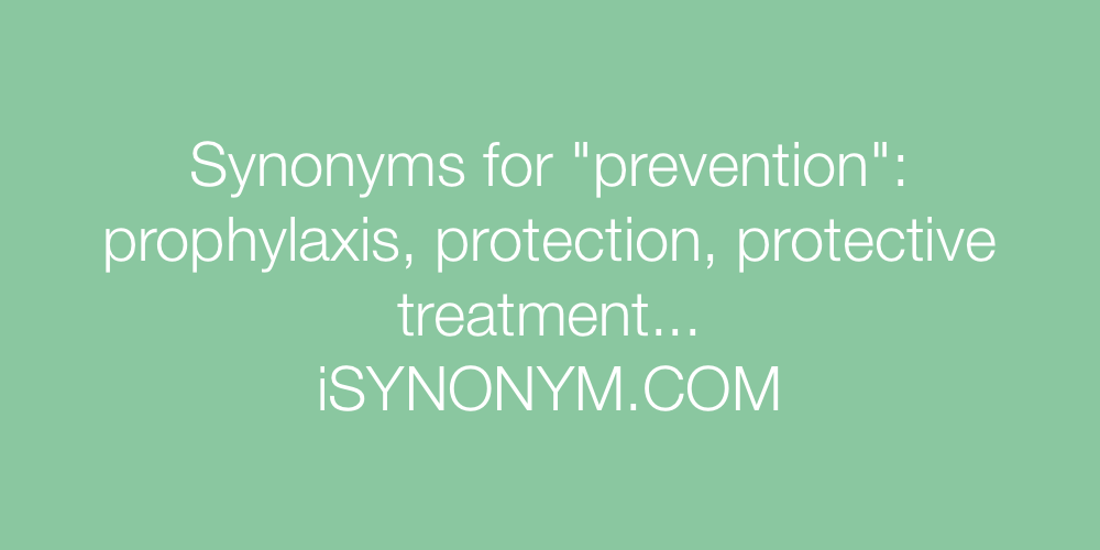 Synonyms prevention