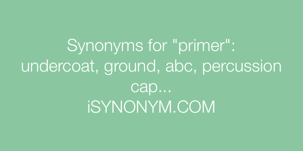 Synonyms primer