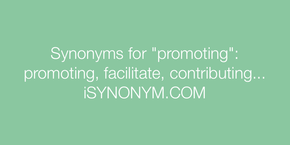 Synonyms promoting