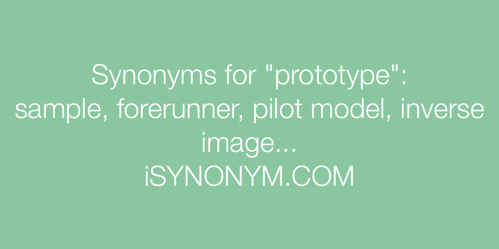 prototype synonym
