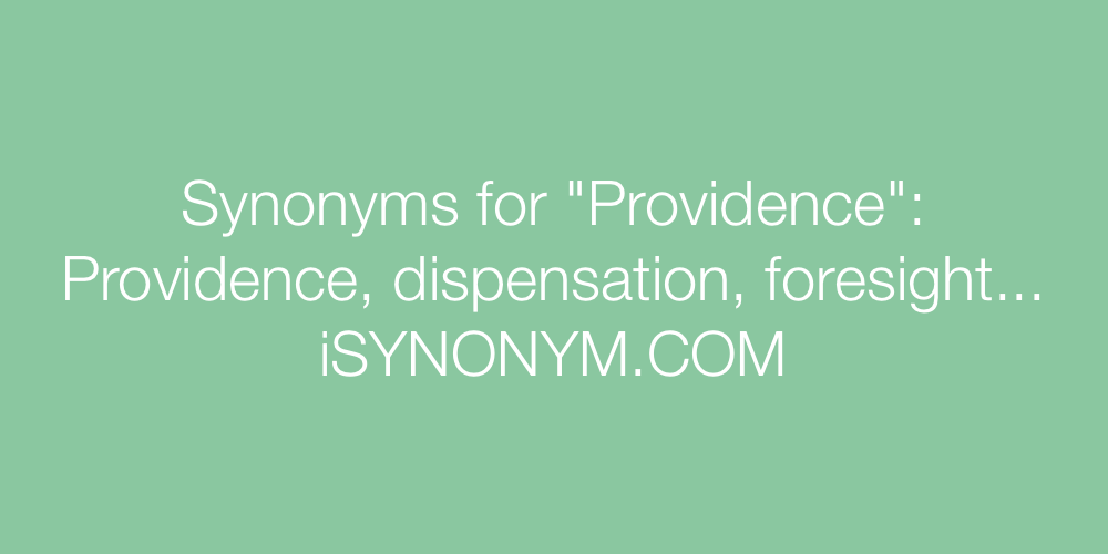 Synonyms Providence