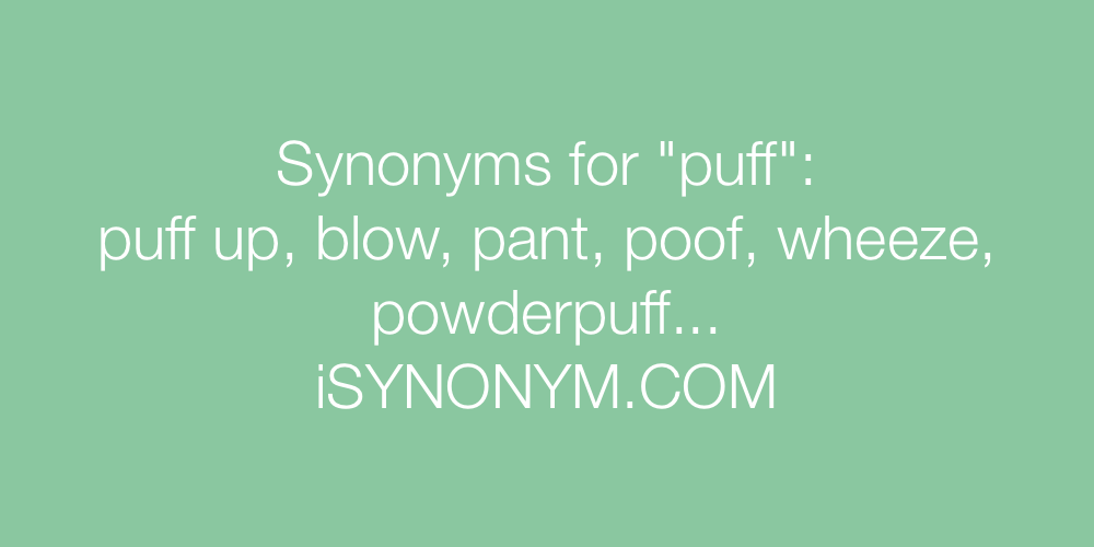 Synonyms puff