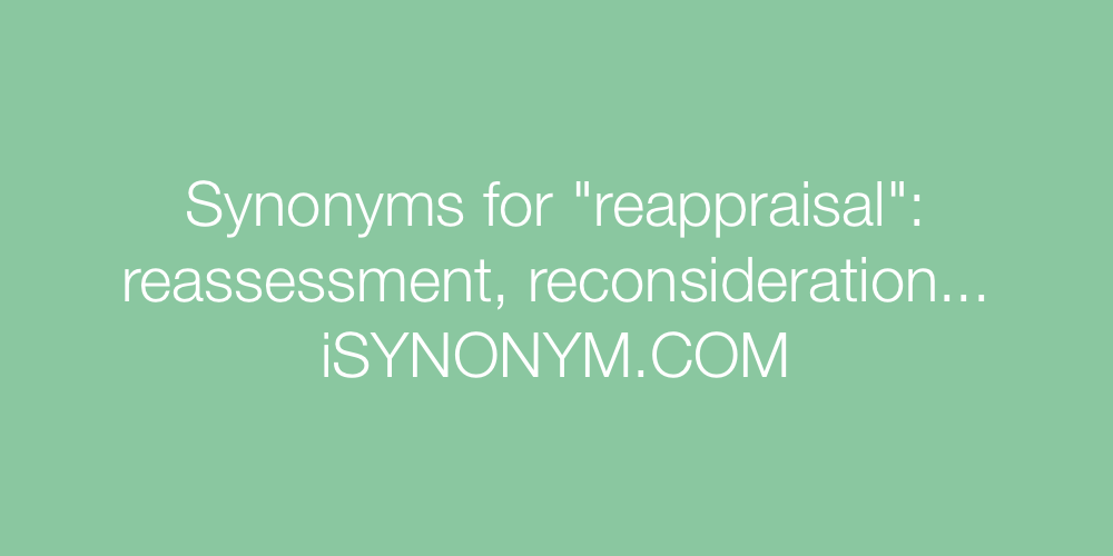 Synonyms reappraisal