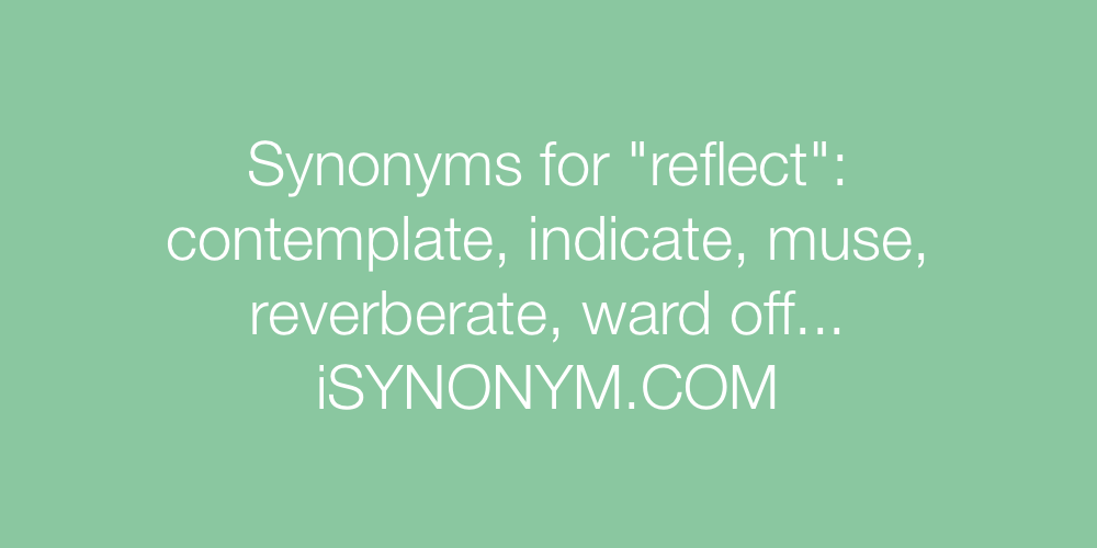 Synonyms reflect