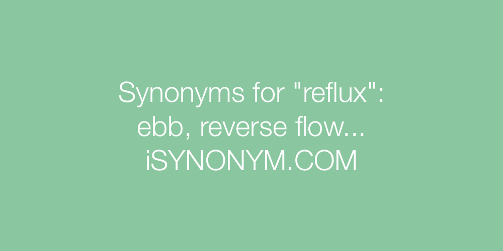 Synonyms reflux