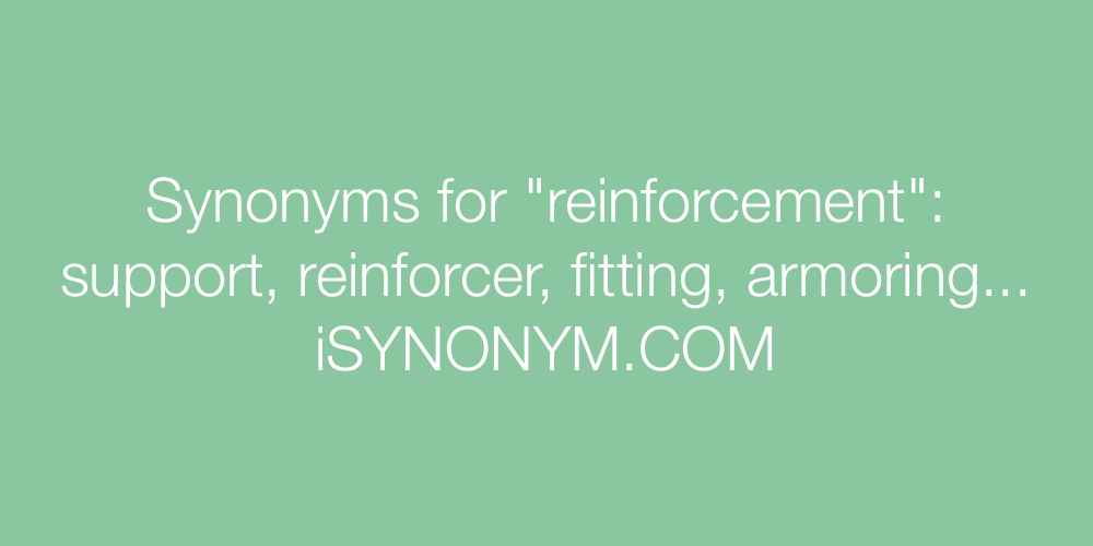 Synonyms reinforcement