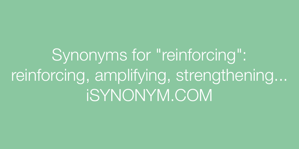Synonyms reinforcing