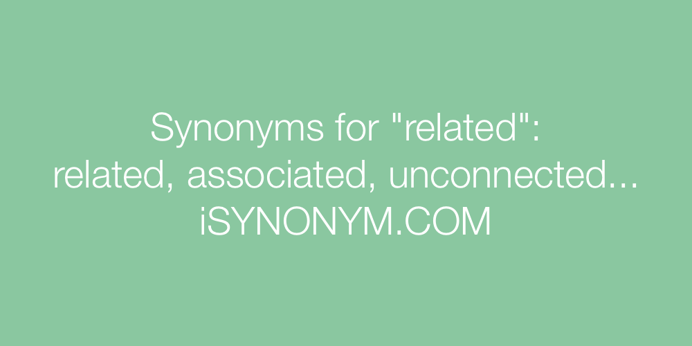 Synonyms related
