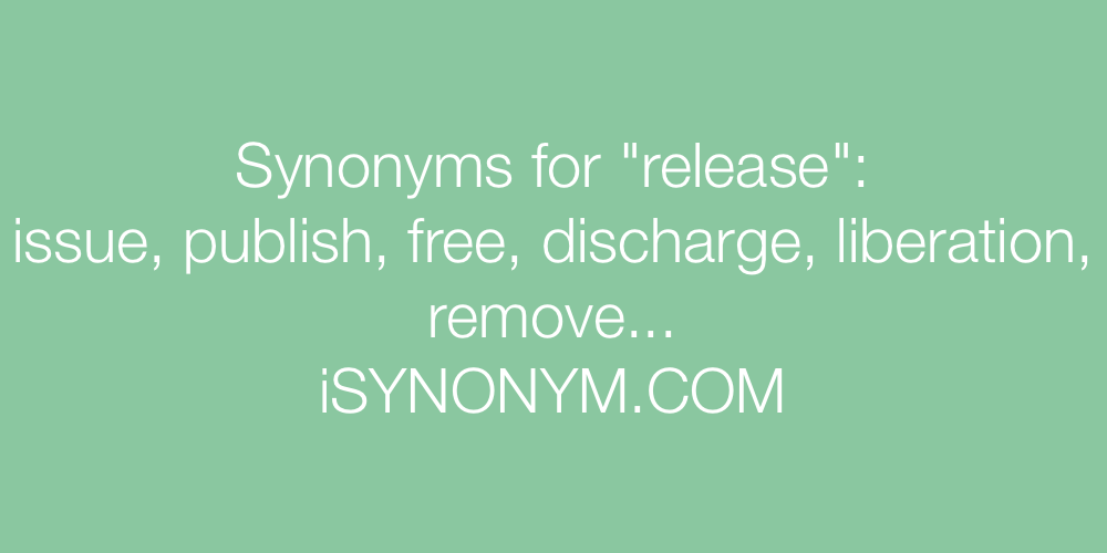 Synonyms release