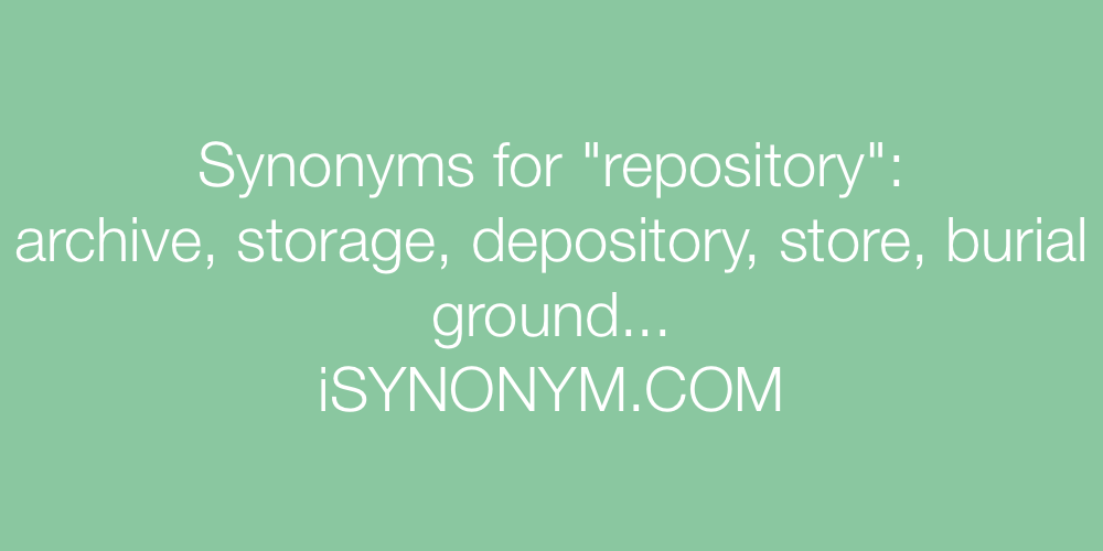 Synonyms repository
