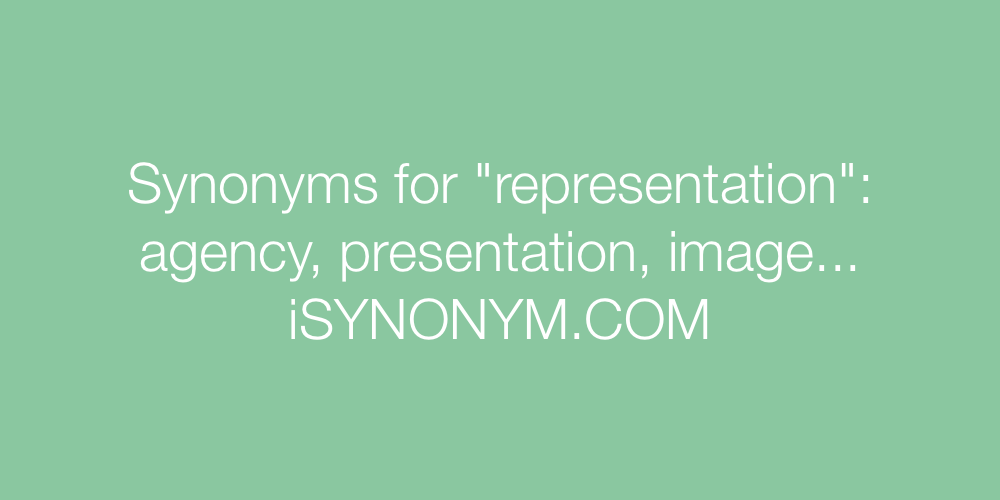 Synonyms representation
