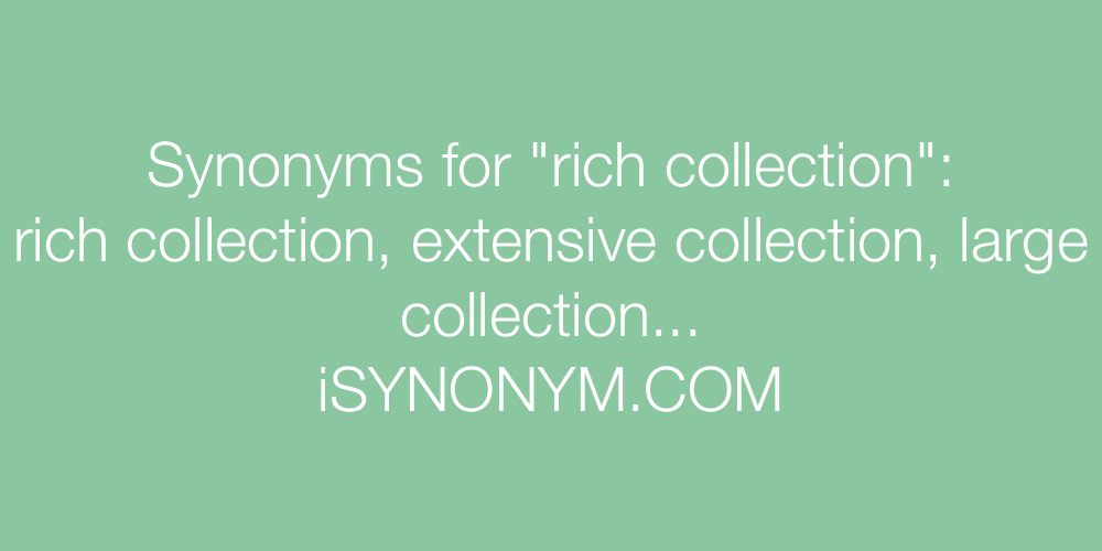 Synonyms rich collection