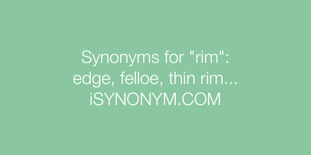 Synonyms rim