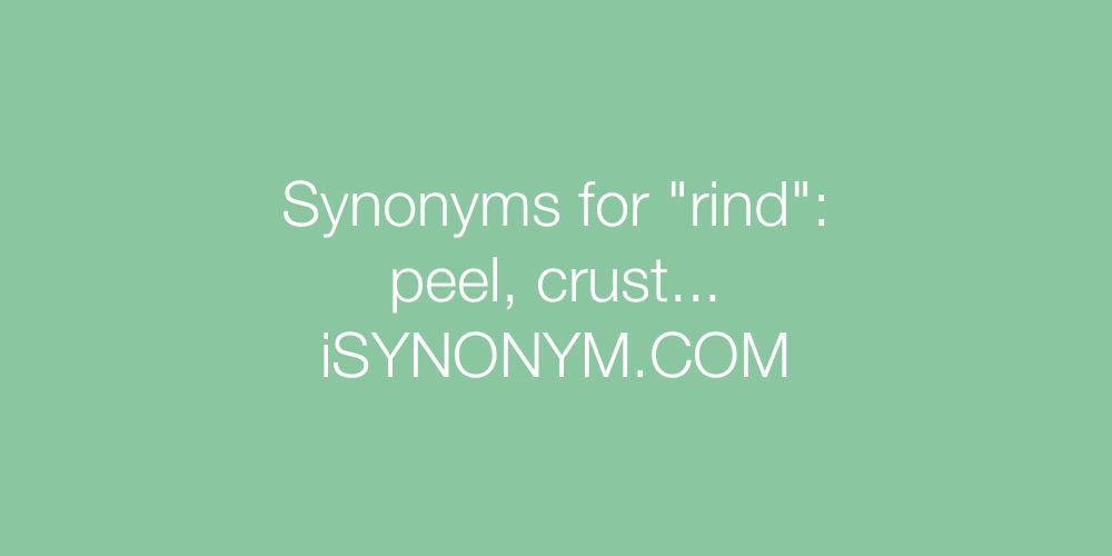 Synonyms rind