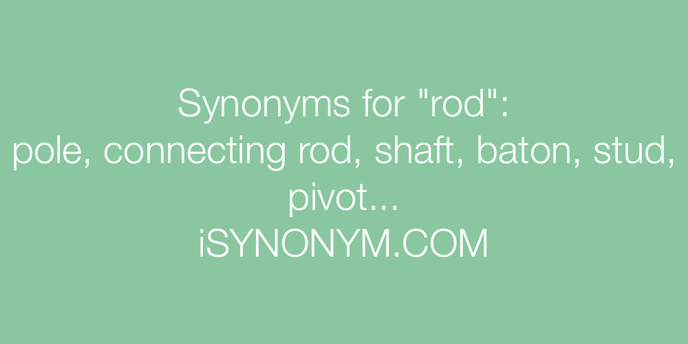 Synonyms rod
