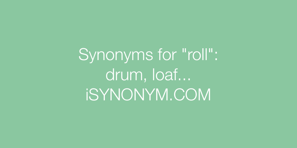 Synonyms roll