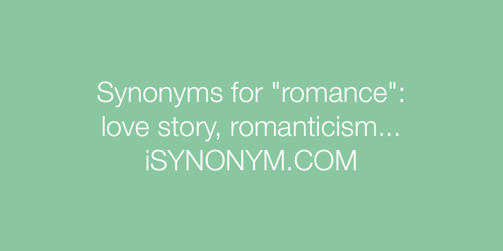 Synonyms romance