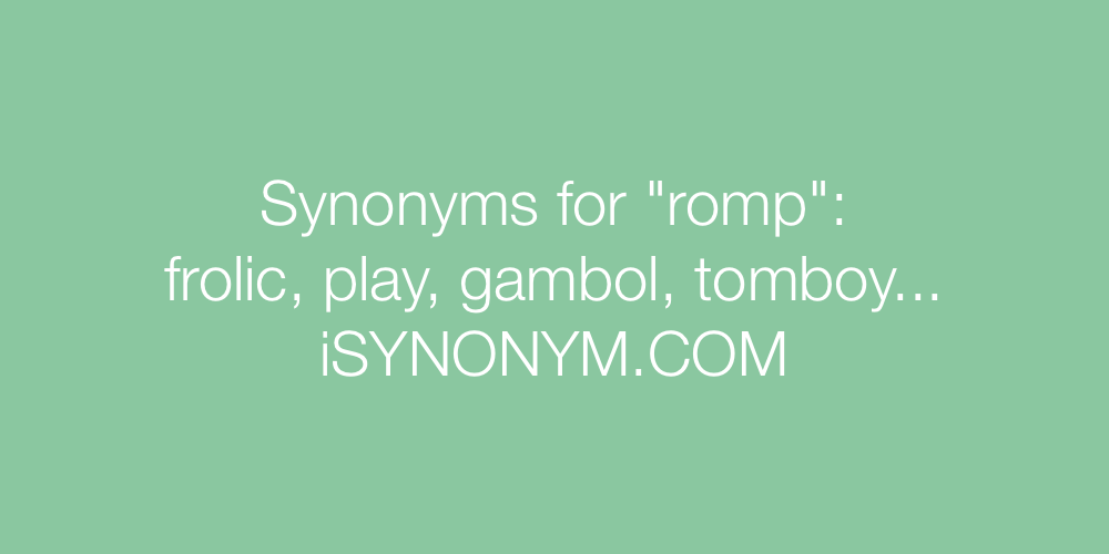 Synonyms romp