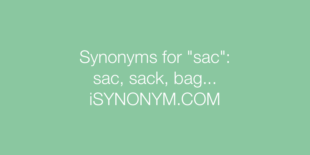 Synonyms sac