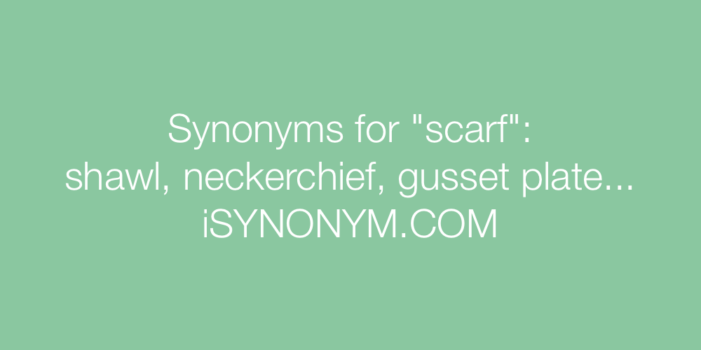 Synonyms scarf