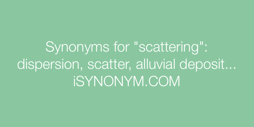 Synonyms scattering