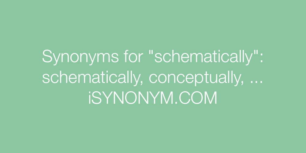 Synonyms schematically