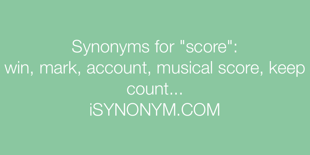 Synonyms score