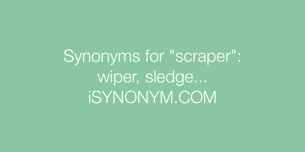 Synonyms scraper