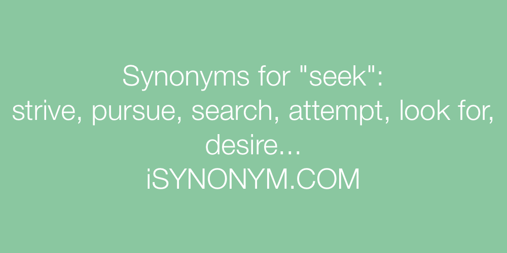 Synonyms seek