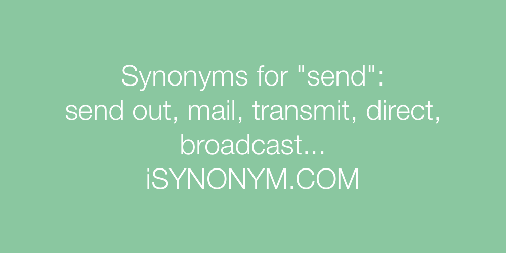 Synonyms send