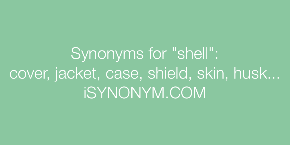 Synonyms shell