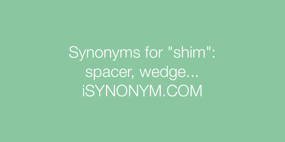 Synonyms shim