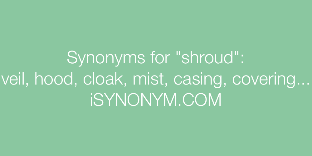 Synonyms shroud