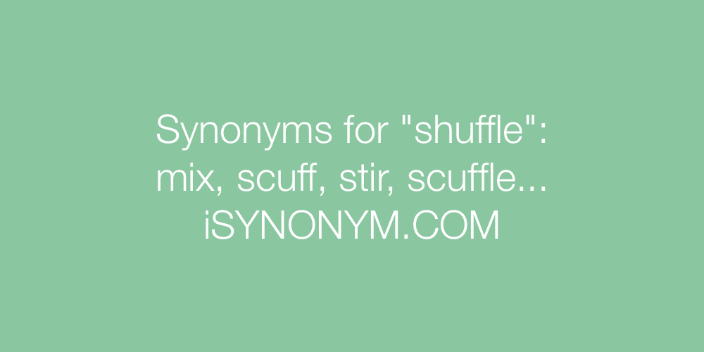 Synonyms shuffle