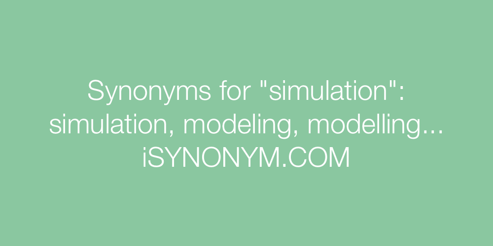 Synonyms simulation