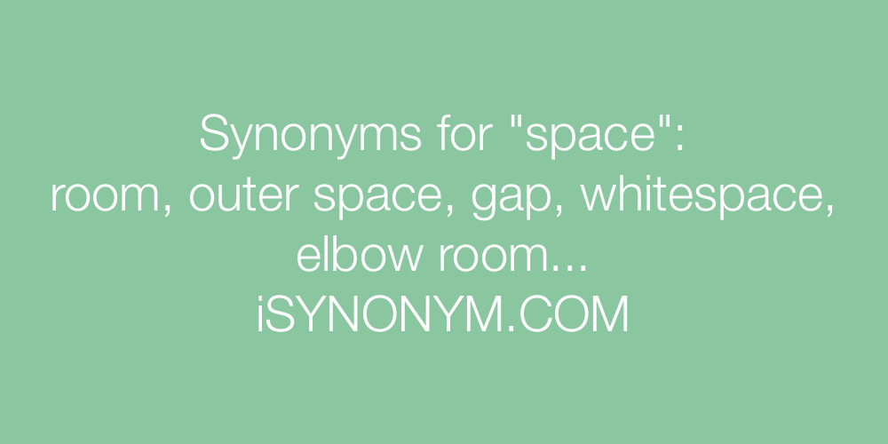 Synonyms space